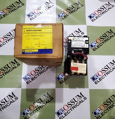SQUARE D 8536SC03B2S GRÖSSE 1 MAGNETISCHE STARTERSPANNUNG 110 VAC KOSTENLOSER...