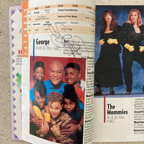 Sheryl Lee Ralph Donna Bullock +2 Signed TV Guide Fall Preview 1993 DAYTON Edit - Picture 8 of 9