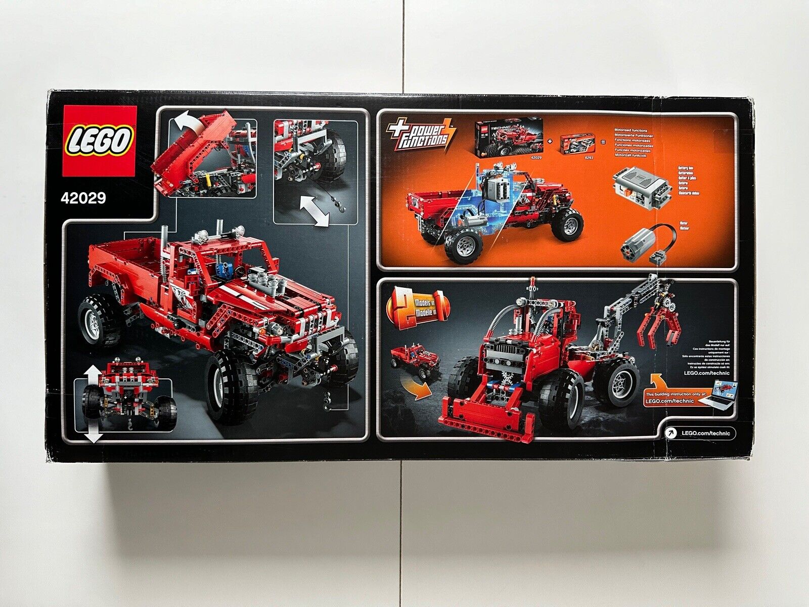 LEGO Technic 42029 Pick-Up Truck EOL 2015 Sealed NEU OVP