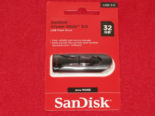 Sandisk Cruzer Glide USB 3.0 32GB Flash Drive Memory Stick SDCZ600-032G