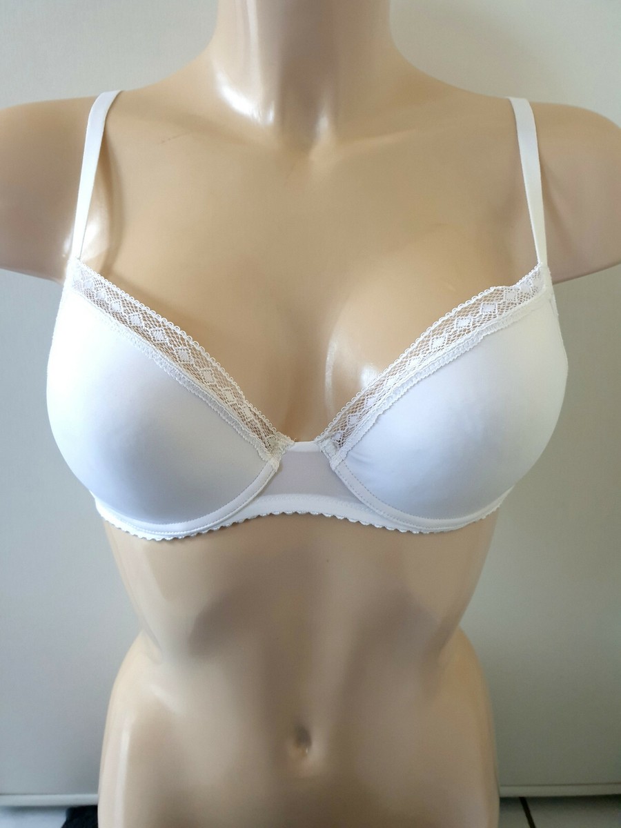 Soutien-gorge Lise Charmel Satin Seduction - Taille 85C - Blanc - Neuf Avec étiquettes