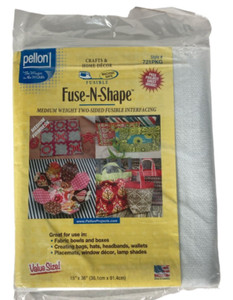 PELLON Fuse-N-Shape 721PKG Medium Weight Fusible Interfacing Two-Sided 15"X36"