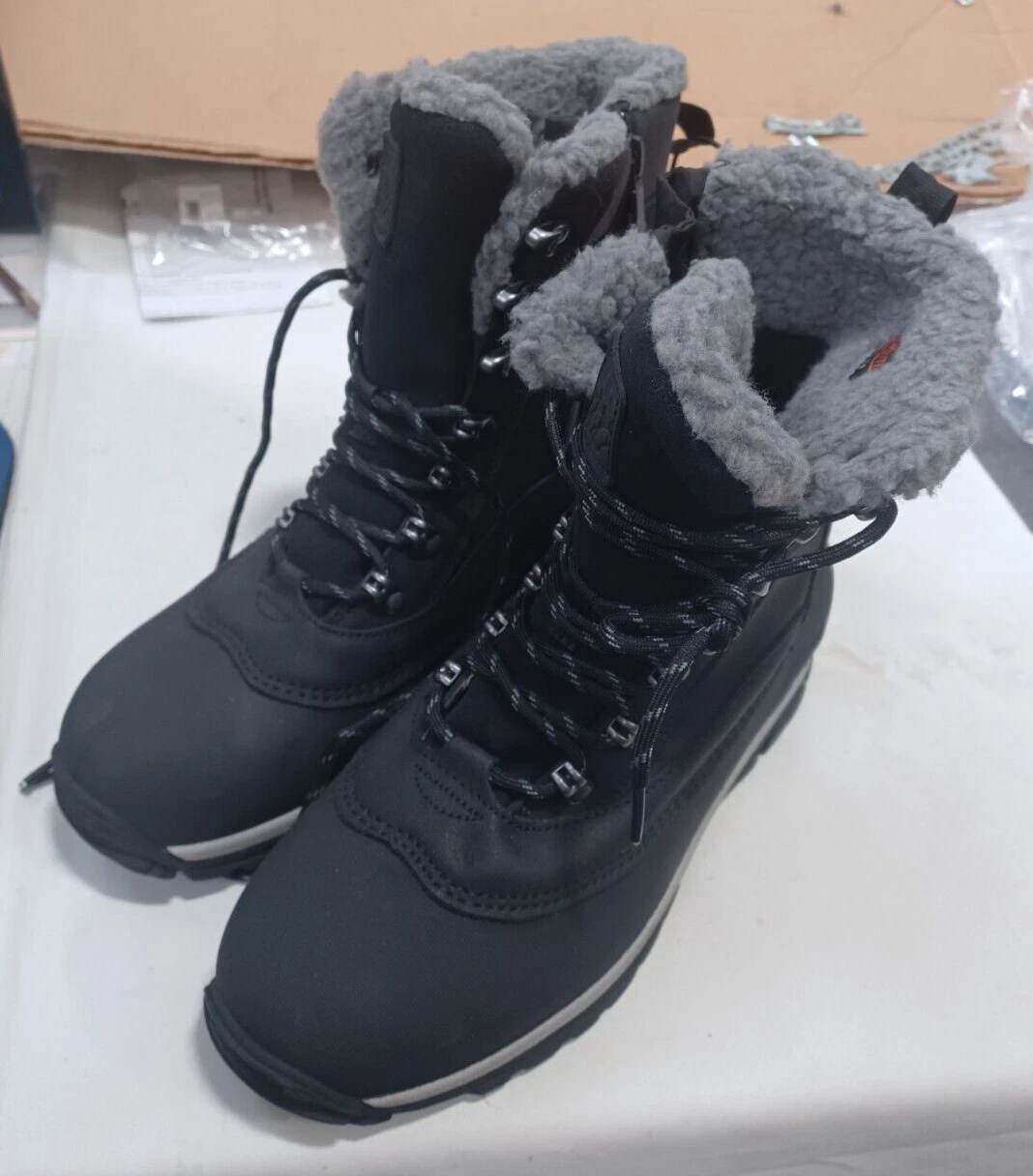 Men's Jordan Waterproof Winter Boots Black - All In Motion Size 8 BB-221