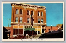 Cripple Creek Colorado CO Imperial Hotel Postcard 1974