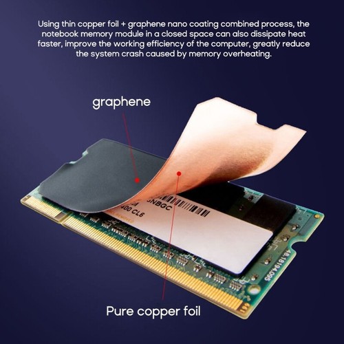 Laptop Cooling Pad Heat Sink Cooling Heatsink Cover Copper Radiator - Zdjęcie 6 z 7