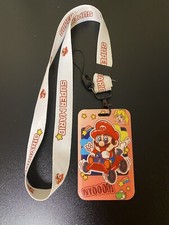 Super Mario lanyard and ID holder set