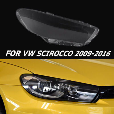 Fit For Volkswagen VW Scirocco 2009-2016 Headlight Lens Cover Transparent Right