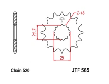 JT Front Sprocket 16 16T Tooth Raptor 660 YFZ450 YZ WR 450F 426 400 YZ250 99-24