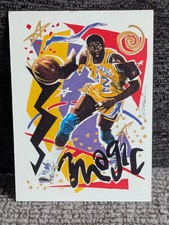 Magic Johnson  - 1990-1991 NBA Hoops #367 Checklist (HOF) Los Angeles Lakers