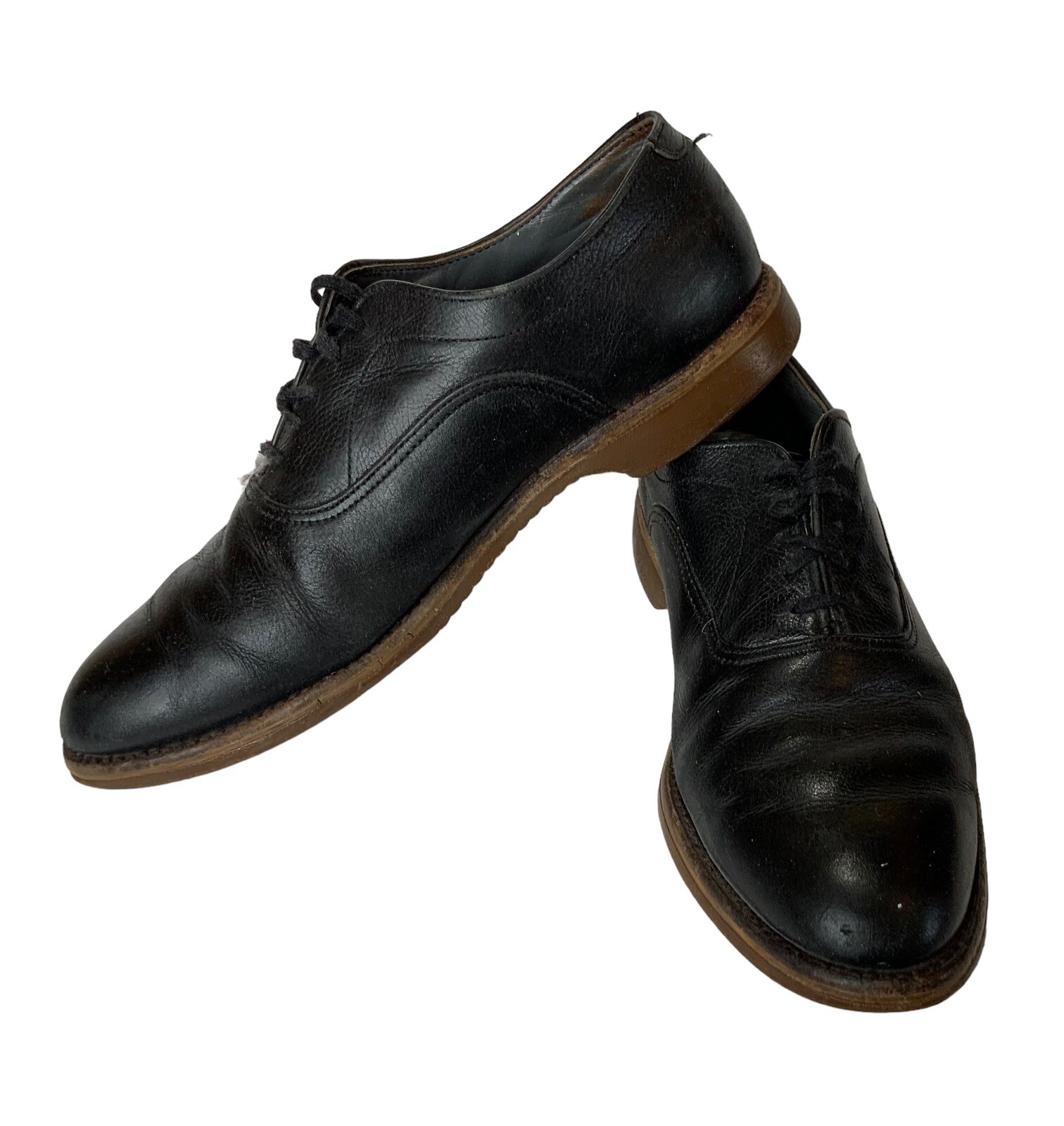 SAOLA Scarpe eleganti da uomo Dexter nere Oxford taglia 10 1 2 N W654 1
