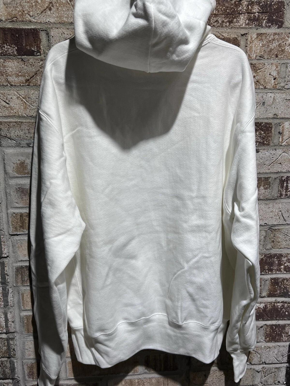 OFF WHITE Felpa con cappuccio oversize Large Champion REVERSE WEAVE® Off White Essentials vuota