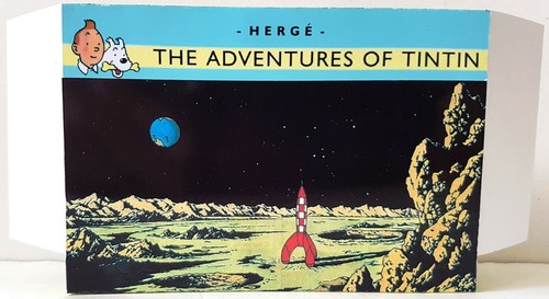 TINTIN Comic Action Figure Set on EXPLORERS ON THE MOON Custom Display Diorama - Picture 7 of 7