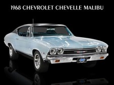 1968 Chevrolet Chevelle Malibu New Metal Sign Large Size Free Shipping 1968 Chevrolet Chevelle Malibu New Metal Sign Large Size Free Shipping