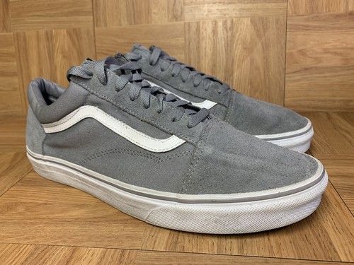 grey mens old skool vans