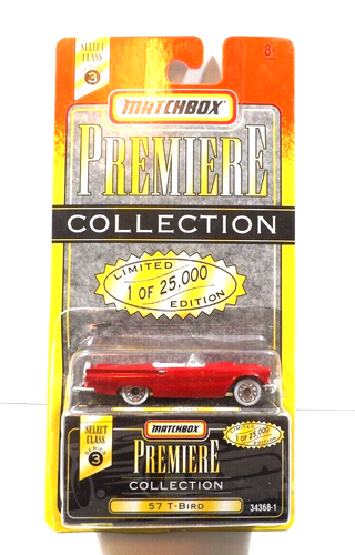 Matchbox 1995 Premiere Collection Limited Edition Red 1957 T - Bird 1995