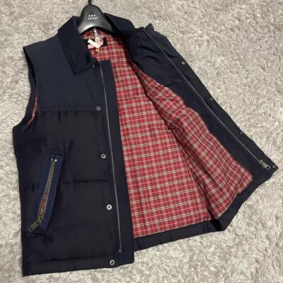 【関税込み】We11done ブラック ホック ベスト Burberry Black Label Down Vest Quilted Nova Check Lining