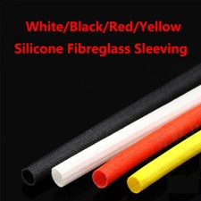 1 25 Silicone Fiber Glass Tube Wire Cable Insulating High Temp Sleeve 4-Color