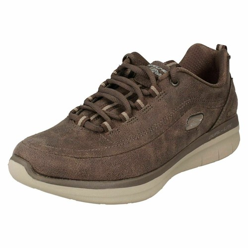 Donna Skechers Synergy 2.0 - Comodo Up 12934 Scuro Taupe Pizzo Scarpe  Ginnastica | eBay