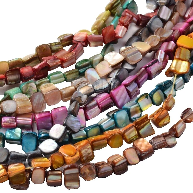 Multicolor Shell/Contas para montagem de bijuterias e Coral