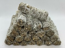 White Sage Smudge Stick, 4 Inches California White Sage Smudge Bundles, Bulk Lot