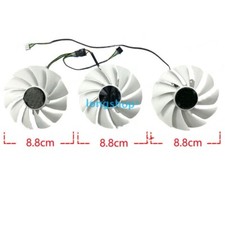 For RTX4070ti 4070tiS 4080 4080S TRINITY WHITE Cooling Fan