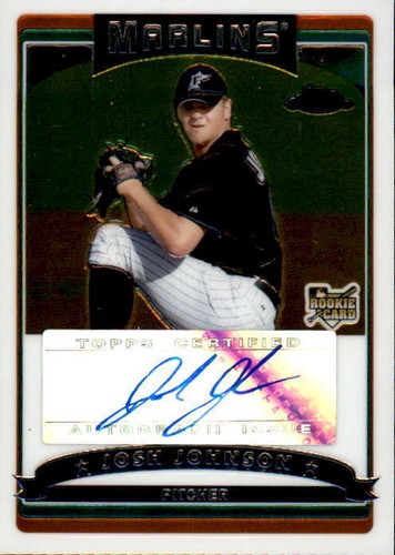 2006 Topps Chrome #348 Josh Johnson Rookie Auto (ref 10936) - Bild 1 von 2