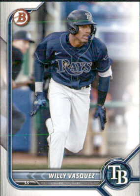 2022 BOWMAN DRAFT TAMPA BAY RAYS - WILLY VASQUEZ #BD-40
