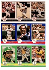 Reggie Jackson 1985 Star Company NY Yankees 12-Panel 36-cd set (NOT SEALED)