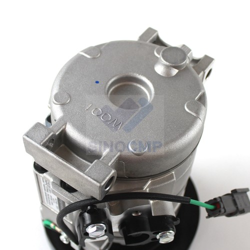 Compresor de CA 24V 20Y-979-6121 10S15C para Komatsu PC200-7 PC200-8 PC300-8 PC450 - Imagen 9 de 12