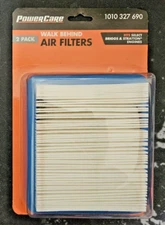 Powercare 2-PK Air Filter for Briggs and Stratton Engines