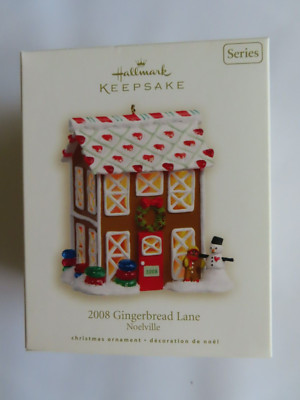 2008 Gingerbread Lane 2008 Hallmark Noelville #3 QX7154 - MIB