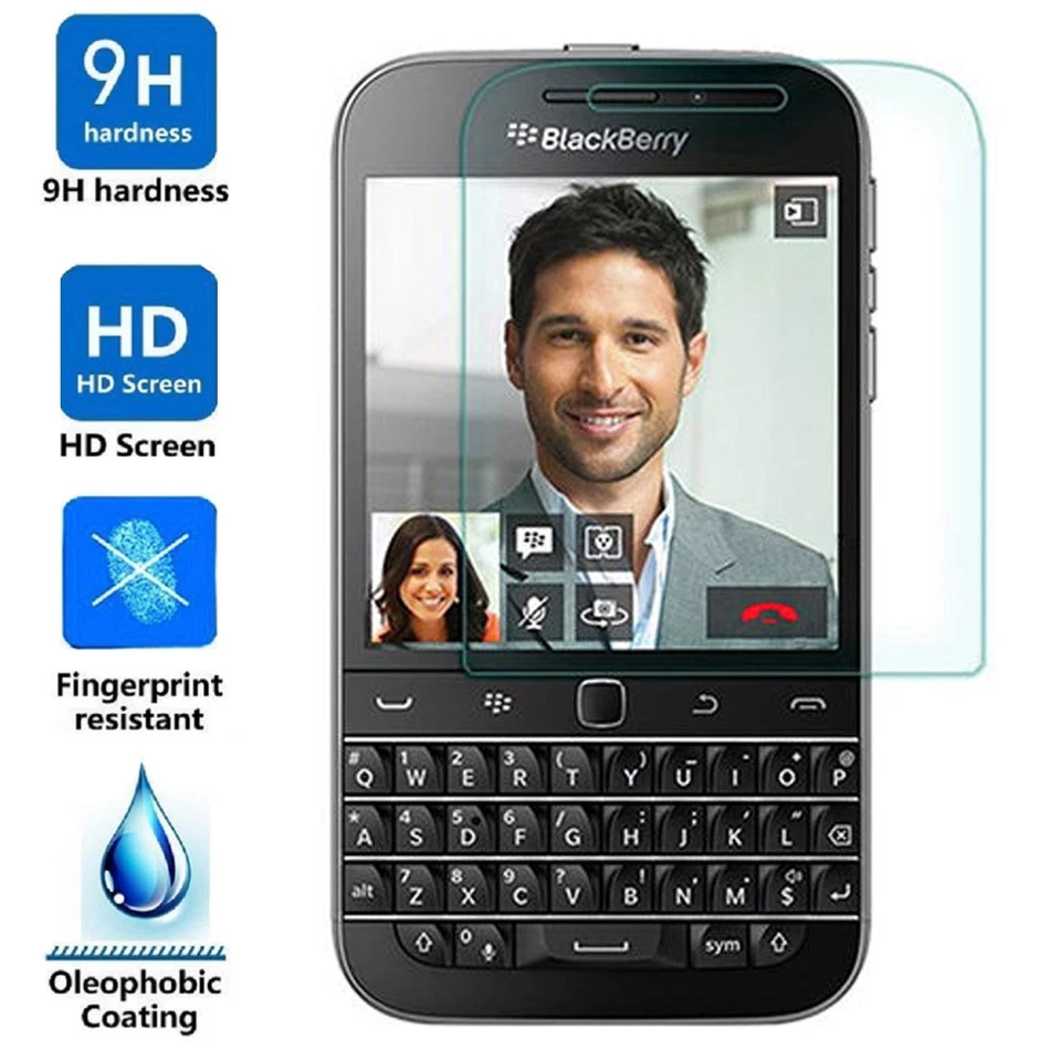 9H ультра прозрачный закаленное стекло протектор экрана для Blackberry Classic Q20 США - Изображение 2 из 4