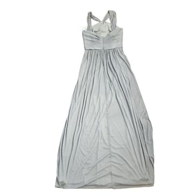 mercury grey bridesmaid dresses NWT David's Bridal Y Neck Long Mesh Maxi Dress Women's Size 6 B Darlin | Dresses collection_combi:Occasionwear this dress can take Color:Limited Navy Blue