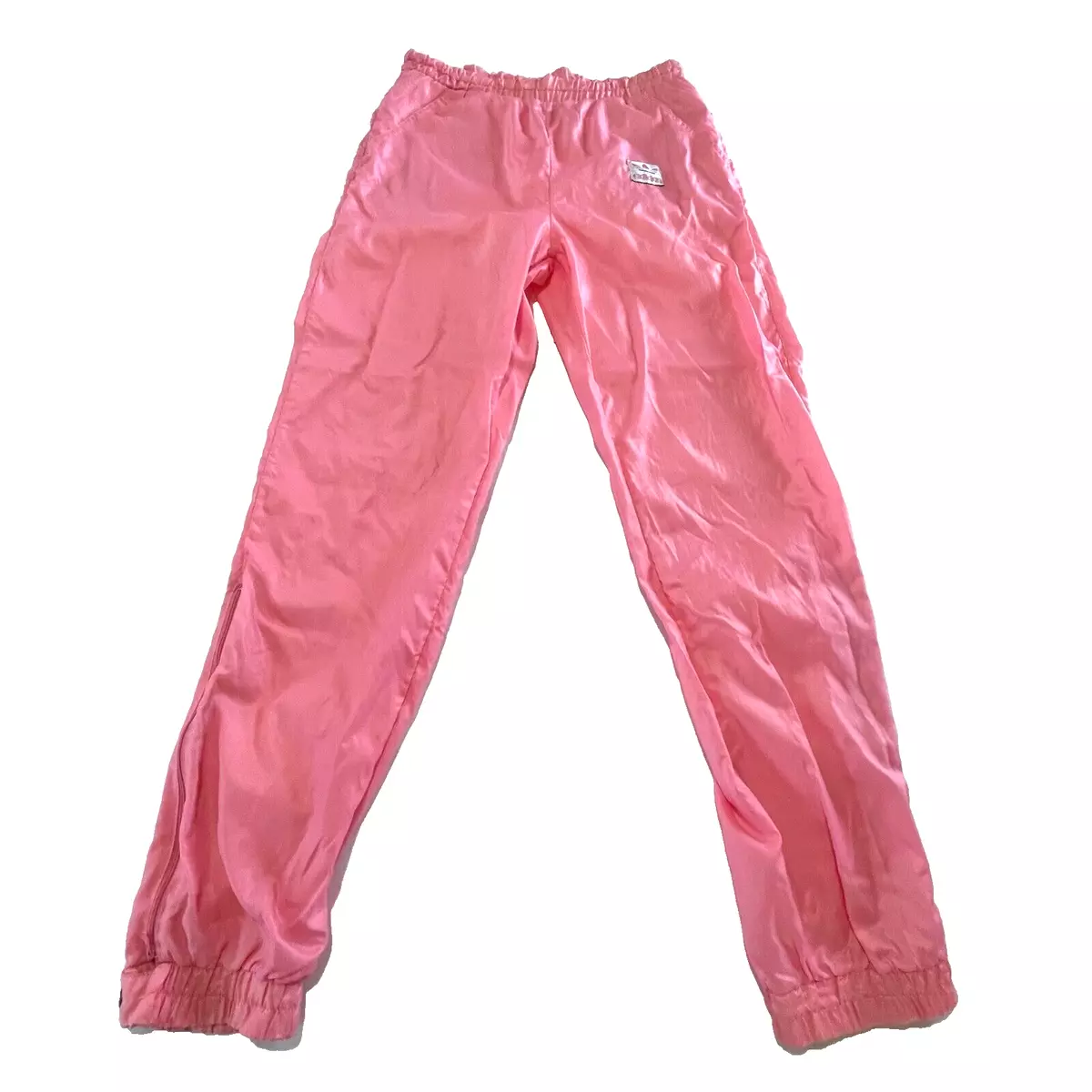 Vintage Adidas Pants Womens Small Pink Windbreaker Track