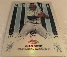2022 Topps Chrome Baseball Juan Soto Washington Nationals New Classics #NC-2