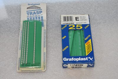 GRAFOPLAST 117MEEBW ''E'' CABLE MARKER (LOT OF 816 pcs)