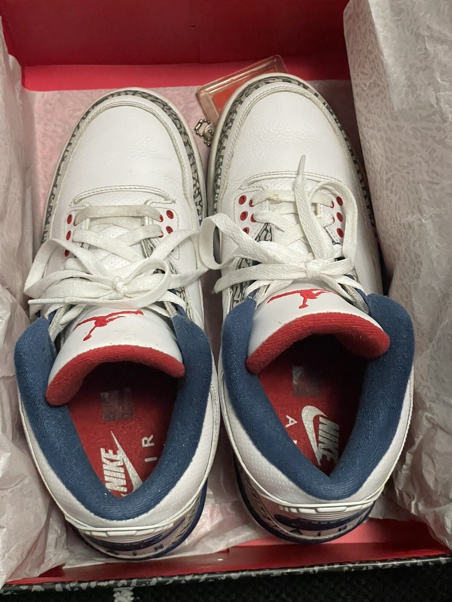Nike Air Jordan 3 Retro True Blue 2016 9.5 854262-106 OG III  display picture 3
