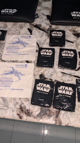 Star Wars Rise of Skywalker, UNITED AIRLINE, Travel Amenity Kits, KOSTENLOSER VERSAND! - Bild 8 von 9