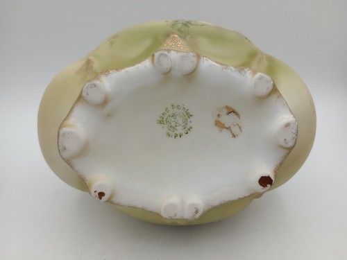 Nippon Japanese Pitcher/Ewer Porcelain Hand Painted Pink Flowers Ex Cond READ - Picture 9 of 14