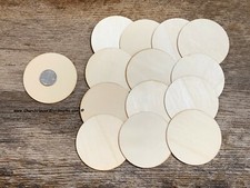 25 - 3 inch wooden craft circles, DIY craft supplies 3 inch diameter wood circle