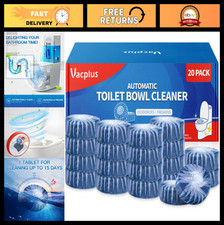 20 Pack Toilet Bowl Cleaner Tablets - Long-Lasting, Stain Prevention  Deodorize