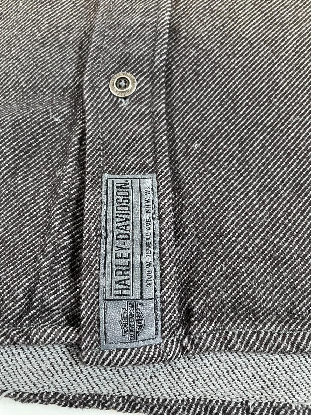 Harley Davidson Mens Multi-Patch Button Up Long S… - image 5