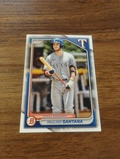 PAULINO SANTANA  RANGERS  2024 BOWMAN DRAFT #BD-126