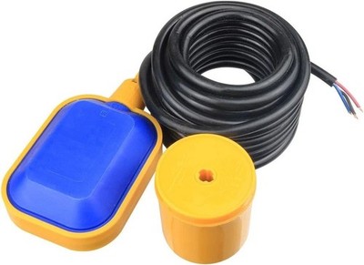 10M Cable Float Switch Water Level Controller for Sump Pump, Tank yellow 
