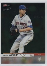 2019 Topps Now Jacob deGrom Chrome Green 32/199 Jacob deGrom #JD9 04at