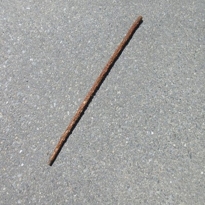 Antique Irish Blackthorn? Thorn Wood? Shillelagh Walking Stick Cane 34'' TALL
