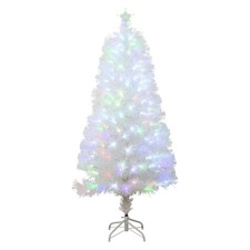 Fibre Optic Christmas Tree 50 Tip Light Up Tree X 1 60cm White
