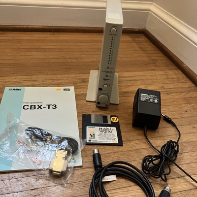 YAMAHA CBX-T3 GM 音源モジュール トーンジェネレーター ヤマハ Yamaha CBX-T3 MIDI Tone Generator, Power Supply, Manual