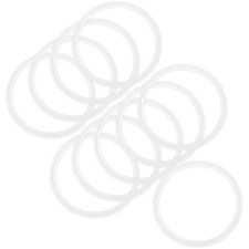 10-Pack Silicone O-Rings Gasket, 6.25" Seal Gaskets Flange Clamp O-Ring