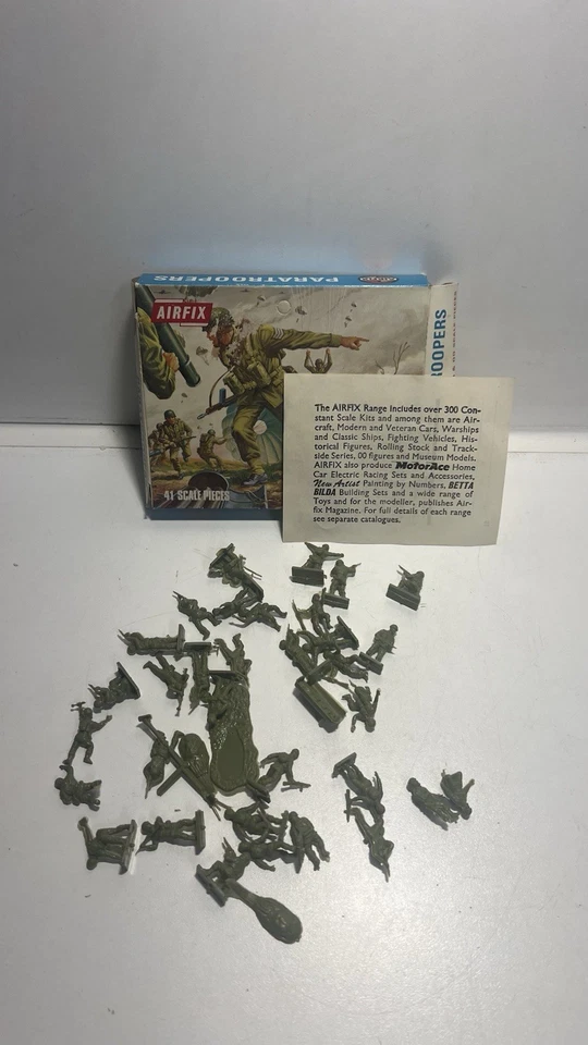 3x Paracaidistas Airfix HO/OO - Abiertos, Algunos Dañados - S23 🪂⚠️*9 Foto 4 de 4